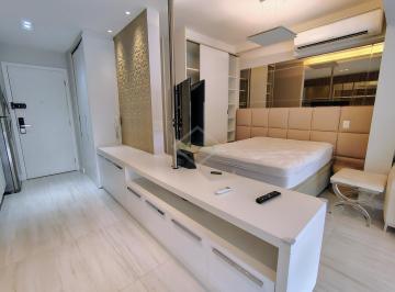 Apartamento · 40m² · 1 Quarto · 1 Vaga · Brooklin - locação 40m² 1 dorm.1suite,1vaga, mobiliado, lazer total