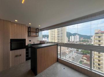 Varanda Gourmet · Apartamento MOBILIADO com 2 suítes à venda, 83 m² por R$ 750.000 - Canto do Forte - Praia Grande/SP