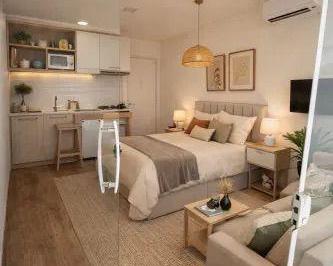 Apartamento · 30m² · 1 Quarto · 1 Vaga · Aluguel de Loft em Jardim Atlântico – Maricá/RJ | R$ 1.480/mês