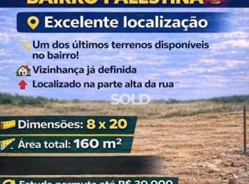 6c0581609aa03dc730add0ec4536843453e3df5d · Terreno à venda, 160 m² por R$ 152.250 - Jardim Palestina - Franca/SP