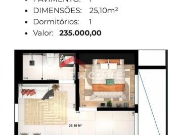 Apartamento · 25m² · 1 Quarto · Apartamento em Rua Professor Araújo Coelho - Jardim Líbano - São Paulo/SP