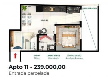 Apartamento · 35m² · 1 Quarto · Apartamento em Rua Professor Araújo Coelho - Jardim Líbano - São Paulo/SP