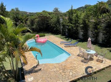 Casa · 460m² · 3 Quartos · 4 Vagas · Linda Casa com 3 Dorms (2 Stes), 460m² AC, Lazer Privativo Completo em Cond