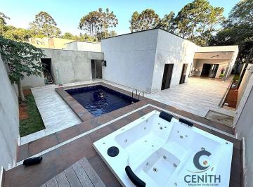 Casa · 260m² · 3 Quartos · 4 Vagas · Casa Térrea Nova – 260m², 3 Suítes, SPA, Piscina e Integração Total - Cotia