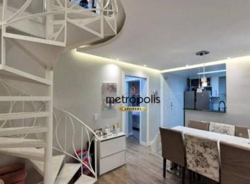 sala · Cobertura com 2 dormitórios à venda, 110 m² por R$ 485.000,00 - Paulicéia - São Bernardo do Campo/SP