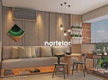 Sala ilustrada · Apê Boutique com 1 dormitório, de 38 m² na Pompeia/SP | Mov, da Paulo Mauro