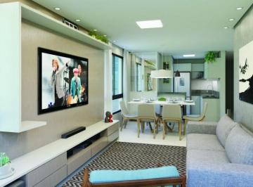 Living · Apartamento à venda em Capão da Canoa, Navegantes, com 1 quarto, 44,45m²