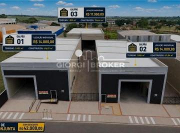 Foto 01 · Galpão Comercial Locação em São José do Rio Preto-SP - Distrito Industrial - 2.000m², 3 Banheiros, 5