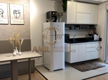 Foto 01 · RA AMIL VENDE- SE Apartamento de 01 Dormitório, Mobiliado, 40m², com Varanda no Edifício Moriah Aqua