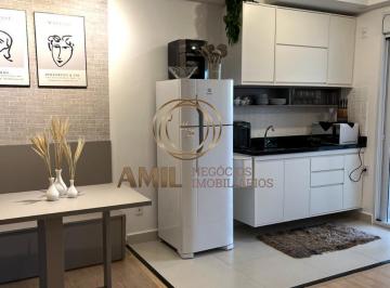 Foto 01 · RA AMIL VENDE- SE Apartamento de 01 Dormitório, Mobiliado, 40m², com Varanda no Edifício Moriah Aqua
