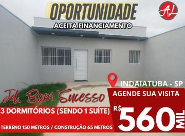 Casa de 3 quartos, Indaiatuba · Casa A Venda "OPORTUNIDADE" 3 Dormitórios - Jardim Bom Sucesso - Indaiatuba - SP!