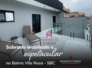 c370975b90a27d3489bfe4eca1d28471dbb455c4 · Sobrado com 3 dormitórios à venda, 260 m² por R$ 1.480.000,00 - Vila Rosa - São Bernardo do Campo/SP