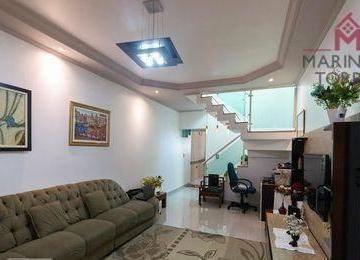 766466126e8427ad3b82b1c80e3487abf0a92875 · Sobrado com 3 dormitórios à venda, 223 m² por R$ 750.000,00 - Planalto - São Bernardo do Campo/SP