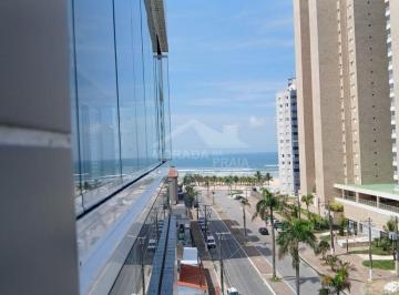 Apartamento · 79m² · 2 Quartos · 1 Vaga · Apartamento VISTA MAR na Mirim, 2 suítes, lazer, 100 metros do mar, confira em Praia Grande.