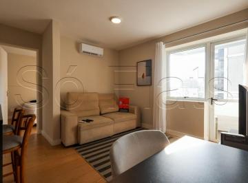 Apartamento · 35m² · 1 Quarto · 1 Vaga · Crillon Jardins | Flat 35m² com varanda a poucos passos da Paulista