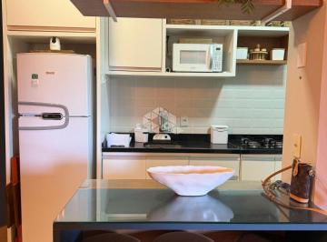 Apartamento · 55m² · 1 Quarto · 1 Vaga · Apartamento de 1 dormitório todo reformado e mobiliado e a 100 metros do mar - Ponta das Canas - Flo
