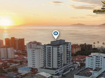 Apartamento de 1 quarto, Caraguatatuba · A Venda 1 dormitório com suíte e banheiro com vista para o mar em Caraguatatuba