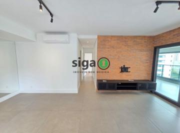 Apartamento · 117m² · 3 Quartos · 2 Vagas · Apartamento Campo Belo com 117m², 3 dormitórios, varanda gourmet, 2 vagas e depósito
