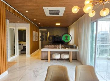 Apartamento · 117m² · 3 Quartos · 2 Vagas · Apartamento à venda no Brooklin com 117m², 3 suítes, varanda gourmet, andar alto e lazer completo