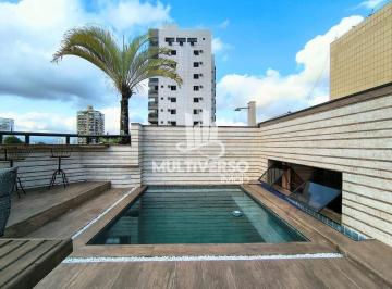 Apartamento · 140m² · 3 Quartos · 2 Vagas · Cobertura para aluguel, 3 quartos no bairro Aparecida em Santos