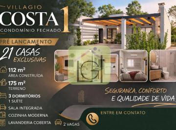 Casa · 112m² · 3 Quartos · 2 Vagas · Casa à venda em Itu – Bairro Pinheirinho, 3 dorms (1 suíte), 2 vagas e 175 m² de terreno