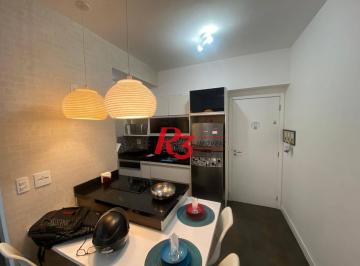 54f4f09658fde7415651bde05510885c626e64c7 · Apartamento com 1 dormitório à venda, 45 m² por R$ 850.000,00 - Pompéia - Santos/SP