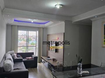 Sala · Apartamento com 3 dormitórios à venda, 60 m² por R$ 305.000,00 - Jardim Santo André - Santo André/SP