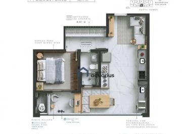 0b7a95967d88a2ac856b59b82d6bff51e9d5341a · Apartamento com 1 dormitório à venda, 50 m² por R$ 799.000,00 - Jardim das Colinas - São José dos Ca