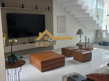 Foto 01 · Luxuosa Casa em Condomínio à Venda em Indaiatuba-SP - 4 Quartos, 4 Suítes, 2 Salas, 5 Banheiros, 4 V