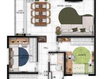Apartamento · 76m² · 3 Quartos · 1 Vaga · Apartamentos à venda no Wish 211