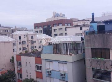 vista sacada · Apartamento de 02 dormitórios com churrasqueira e vaga no Bom Fim