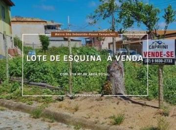 Terreno · 218m² · Lote de Esquina 100% Plano no Bairro São Sebastião – Pronto para Construir!