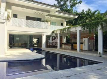 Casa · 850m² · 6 Quartos · 6 Vagas · Casa com 850m² integrada a natureza, 5 suítes, escritório, Reserva Itanhnagá Barra da Tijuca - RJ