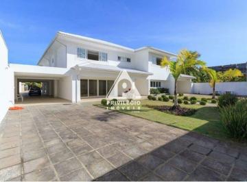 Casa · 1800m² · 7 Quartos · 10 Vagas · Luxuosa Casa em Condomínio Park Palace – Barra da Tijuca, 7 Quartos, 10 Vagas, Piscina