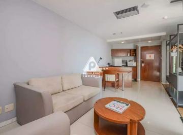 Apartamento · 52m² · 1 Quarto · 1 Vaga · Flat a Venda na Barra: 1 Quarto, Mobiliado e em Frente ao Posto 4
