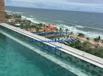 Apartamento · 79m² · 2 Quartos · 2 Vagas · Apartamento vista mar MOBILIADO condomínio com piscina 2/4 Stella maris