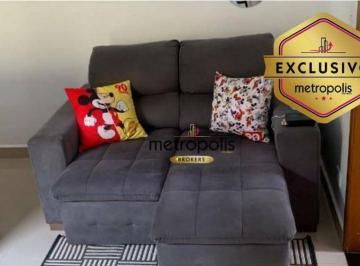 Sala · Apartamento com 2 dormitórios à venda, 52 m² por R$ 405.000,00 - Vila Marina - Santo André/SP