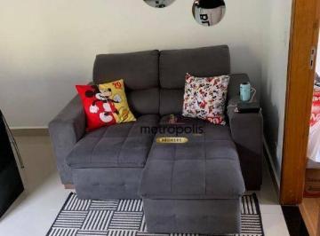 Sala · Apartamento com 2 dormitórios à venda, 52 m² por R$ 405.000,00 - Vila Marina - Santo André/SP