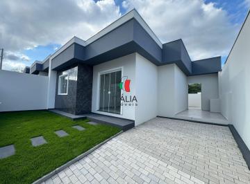 Casa · 67m² · 3 Quartos · 2 Vagas · Casa à venda com 1 suíte, 2 dormitórios, sala e cozinha integradas, lavabo, lavanderia, garagem para