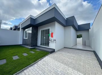 Casa · 67m² · 3 Quartos · 2 Vagas · Casa à venda com 1 suíte, 2 dormitórios, sala e cozinha integradas, lavabo, lavanderia, garagem para