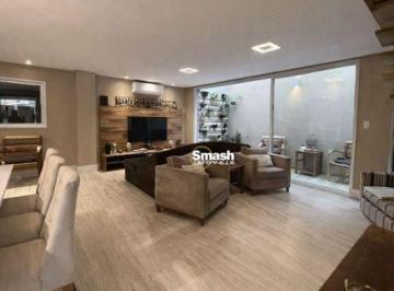 5317c03a93540de072865da0d9681823d1893a35 · Lindo Sobrado com 245 m², sendo 4 suítes, 4 vagas de garagem, piscina e espaço gourmet  - 20 metros 
