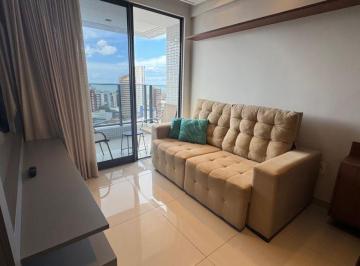 Apartamento de 2 quartos, João Pessoa · Apartamento para locação em Tambau mobiliado 60 m², por R$ 5.000,00