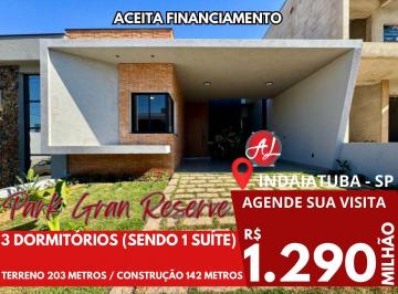 Casa de 3 quartos, Indaiatuba · Casa Térrea Nova A Venda Condomínio Park Gran Reserve, Indaiatuba/SP