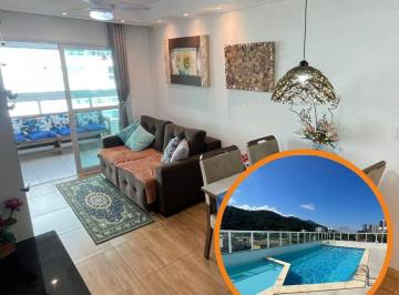 Apartamento de 2 quartos, Mongaguá · APARTAMENTO VISTA MAR 2 DORMITORIOS 1 SUITE PISCINA LOCACAO MONGAGUA