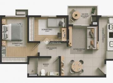 Apartamento · 69m² · 2 Quartos · 1 Vaga · Apartamento de 2 quartos, 1 suíte e 1 vaga de garagem!