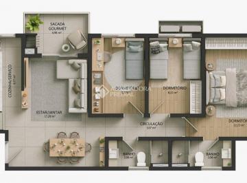 Apartamento · 78m² · 3 Quartos · 1 Vaga · Apartamento de 3 quartos, 1 suíte e 1 vaga de garagem!