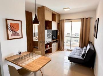 Apartamento · 37m² · 1 Quarto · 1 Vaga · Flat Mobiliado| Pronto para Airbnb | Vista Piscina | Alto Potencial de Renda