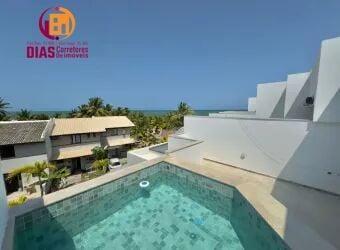 Apartamento · 142m² · 3 Quartos · 2 Vagas · Vendo Apartamento Cobertura Duplex nascente pé na areia mobiliado e decorado com 142m2 , 3 suíte, pi