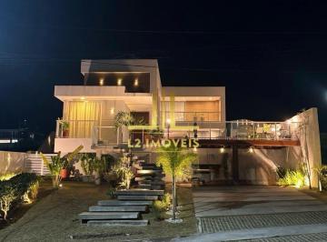 Casa · 280m² · 4 Quartos · 4 Vagas · CASA LUXUOSA - 4 SUÍTES - PORTEIRA FECHADA - ALPHAVILLE LITORAL NORTE 3