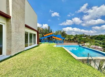 Casa · 493m² · 4 Quartos · 9 Vagas · Cond. Pousada dos Bandeirantes - Moderna, 4 sts, gourmet, piscina, vista!